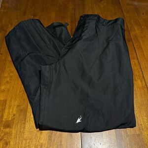 Frogg Toggs Toadz Mens Pants 3XL Black HD Waterproof Zip To Knee NWOT XXXL